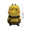 thumbnail image 2 of Bumblebee Stuffed Animal Plush Toy - Soft Fluffy Design With Cute Facial Expression, 8 Inch - For , Toddlers, Bedroom Decor, Playtime, Gift Giving, 2 of 8