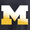 thumbnail image 3 of Men's Navy Michigan Wolverines Gradient Logo Pullover Hoodie, 3 of 4