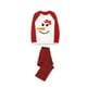 thumbnail image 4 of Pijamas navideños a juego para mujer, pajarita, muñeco de nieve, conjunto de Pijama Rojo femenino, 4 of 4