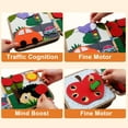 thumbnail image 3 of Montessori Felt Busy Book Quiet Book for Toddlers Kids Giraffes Story Books for Preschooler Pre K Learning Educational Board for Baby Boys Girls 3 4 5 6 Years Old Autism Sensory Toys Travel Gifts, 3 of 7