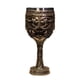 thumbnail image 1 of Vaso de vino Macarena acero inoxidable Vintage Medieval marrón para decoración de boda, 1 of 8