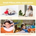 thumbnail image 6 of RoamReady Mini Travel Pillows, 11 x 7 Small Cotton Pillows with Removable Washable Covers, 2 Pack, Navy, 6 of 8