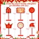 thumbnail image 5 of Yuarrent Luces LED de Navidad de disposición flexible y variada Luces de colocación de escritorio convenientes Polo Norte Kits de decoración para fiestas, 5 of 6