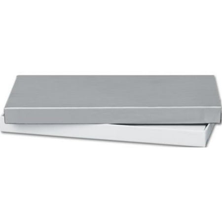 Coupons Sales Deluxe Small Business Sales 52-060301-7 6.63 x 3.25 x 0.63 in. Gift Certificate Boxes, Silver ()