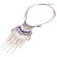 thumbnail image 1 of Qarigey Mujer hombre aleación borla collar moda collares colgante joyería regalos accesorio cumpleaños club nocturno Bar Ropa, zapatos y accesorios Miscelánea Violeta Qarigey AP014684-03, 1 of 6