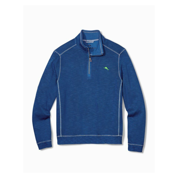 Tommy Bahama Men's Tobago Bay Half-Zip Sweatshirt Monaco Blue 2XLB