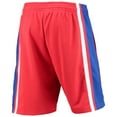 thumbnail image 3 of Men's Mitchell & Ness Red Philadelphia 76ers Hardwood Classics 75th Anniversary Swingman Shorts, 3 of 4