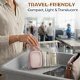 thumbnail image 4 of Leak Proof Silicone Travel Soap Box 0.08 Gallon Portable Soap Holder with Lid for Business Trip Gym Camping Bathroom Washing Easy Clean, Soap Box *1, 4 of 9