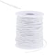 thumbnail image 1 of 100 yardas de alambre floral blanco, calibre 18, alambre de sombrerería recubierto de algodón, alambre de hierro para tallos, ideal para suministros de costura y accesorios para la confección de alas., 1 of 9