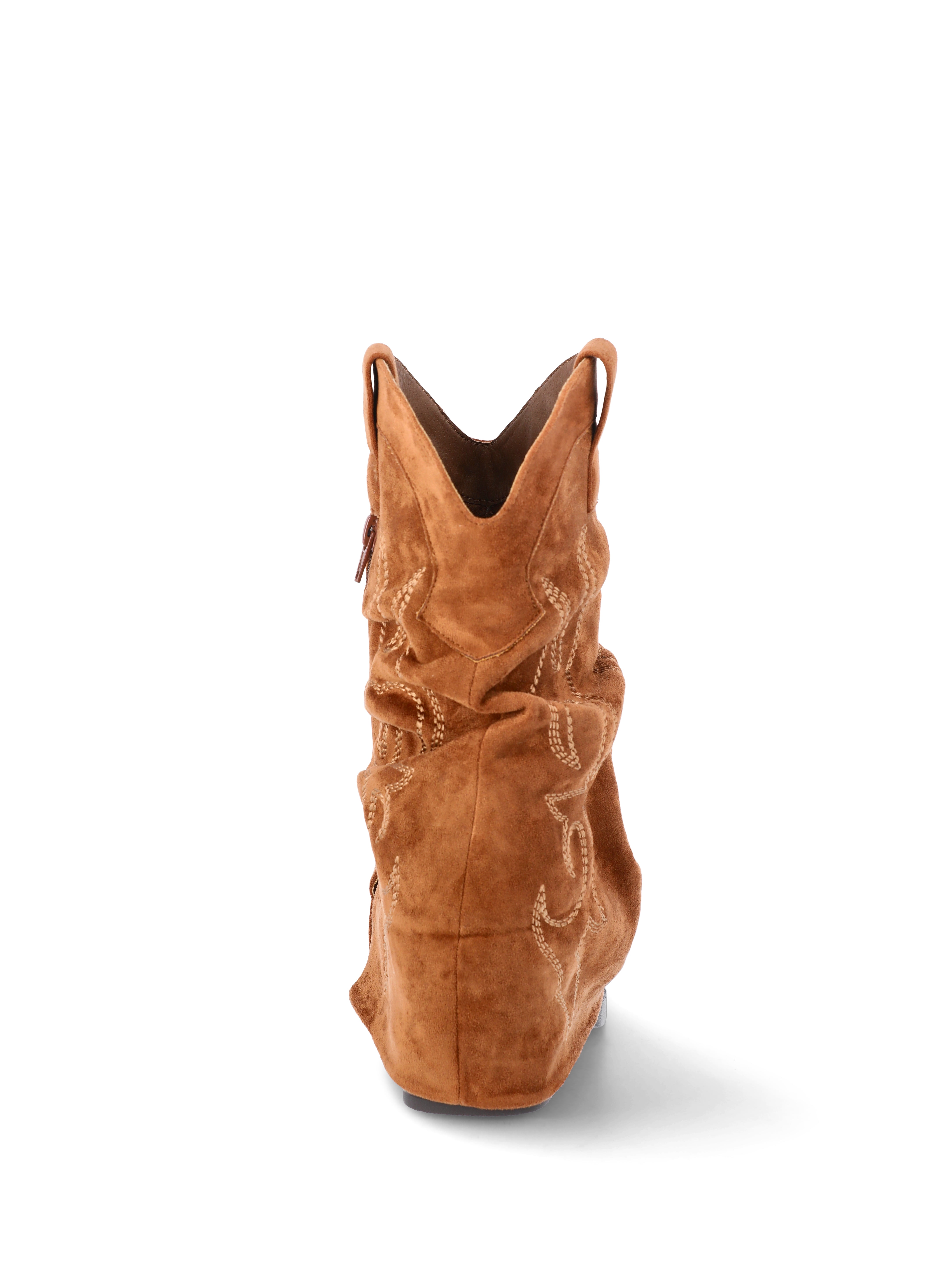 No Boundaries Women's Foldover Western Boots