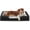 Black, variant on Orthopedic Dog Bed for Medium Dogs - Washable Dog Sofa Beds Medium, Supportive Foam Pet Couch Bed with Removable Washable Cover, Waterproof Lining and Nonskid Bottom, Black