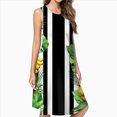 thumbnail image 2 of Yellow And Green Banana Dress Loose Women'S Dress Beach Dresses With Pockets Dresses For Womens, 2 of 4