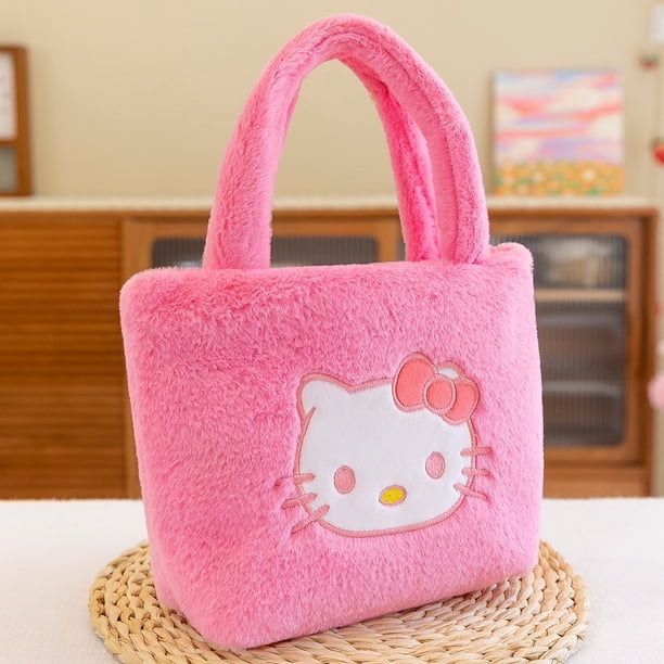 Mochila De felpa Kawaii Sanrio Kuromi, morral de felpa de Anime, Cinnamoroll, peluches, Pochacco de dibujos animados, regalos para niñas