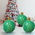 thumbnail image 6 of Zmeidao Large Christmas Decorations Outdoor, Giant Inflatable Christmas Balls Xmas Blow Up Decorated Ball for Porch Home Door Tree Patio Indoor Decor 18.9x26in, 6 of 6