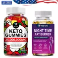 Vitar Life Keto ACV Gummies Diet Weight Loss Night Time Fat burner Appetite Suppressant60