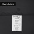 thumbnail image 6 of Royale Black Duvet Cover Full Size - Washed Duvet Cover Set, 3 Piece Double Brushed Duvet Covers set with Button Closure - 1 Duvet Cover 80x90 inches and 2 Pillow Shams - Comforter Cover, 6 of 7