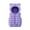 Light Purple, variant on Esaierrr Toddler Kids Solid Colour Hooded Ears Waistcoat Down Jacket 1-7Y Warm Outerwear Spring Autumn Sleeveless Jacket Cotton Coat Tops