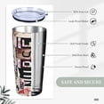 thumbnail image 4 of Nurse Stainless Steel Thermal Tumbler with Lid, Nurse Life Tumbler for Women, Double Wall Vacuum Insulated Travel Mug, Birthday or Christmas Gifts, 20oz, 4 of 6