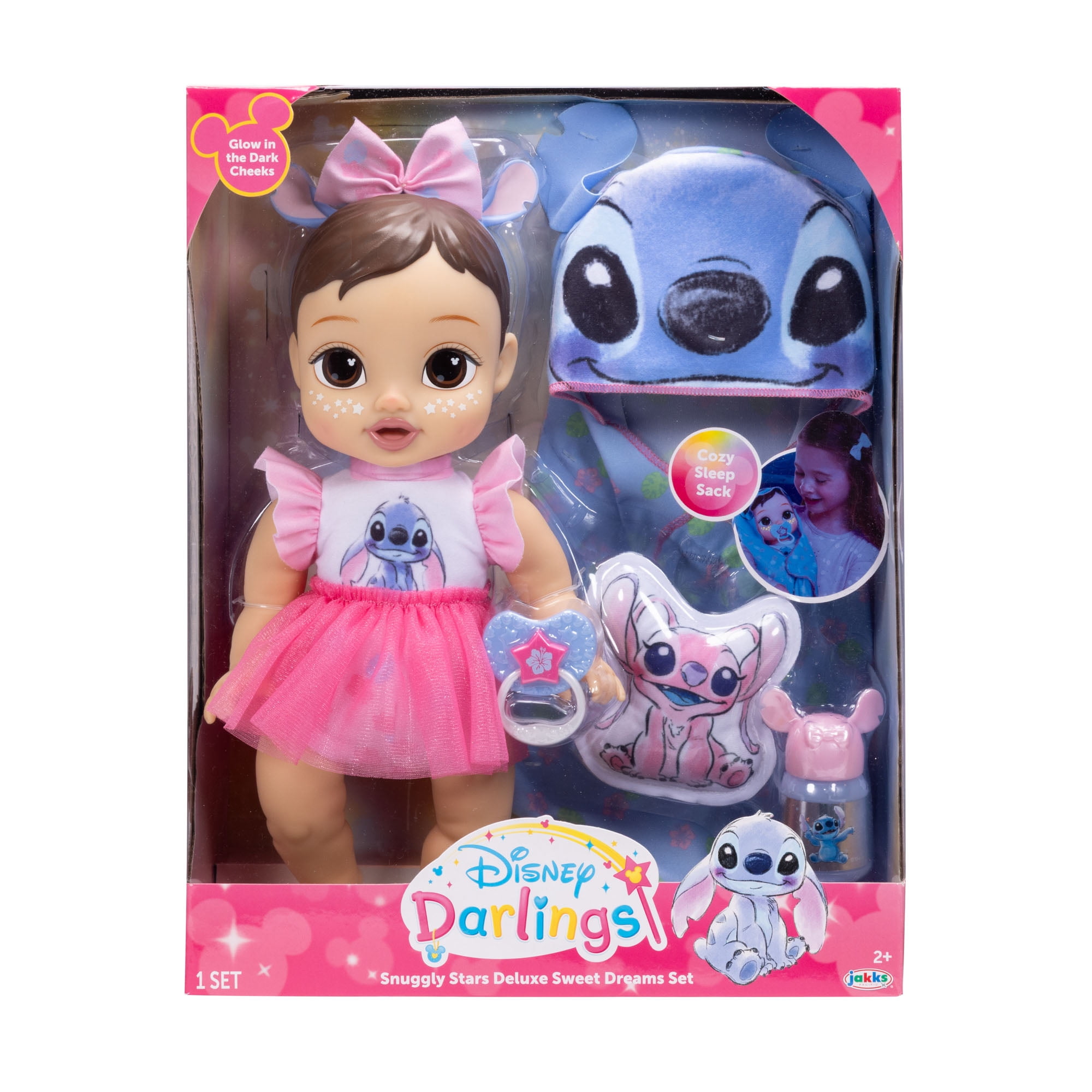 DISNEY DARLINGS SNUGLY STARS STITCH DOLL