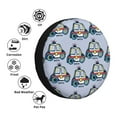 thumbnail image 5 of Gaeub Police Car 14-17in Tire Cover, Spare Tire Cover, for Camper Caravan, Trailer, Car, Truck, SUV, Jeep - 17 inch, 5 of 9
