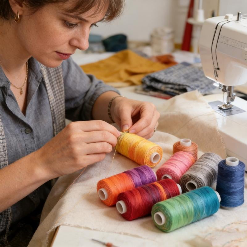 ANXPTIME Sewing Thread for Embroidery Machines Soft Designs