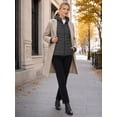 thumbnail image 5 of TRYSIL Women's Lightweight Puffer Jacket Packable Hooded Full-Zip Layering Coat, 5 of 8