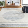 thumbnail image 2 of SAFAVIEH Alamo Warner Geometric Area Rug, Ivory/Navy, 5'3" x 7'6", 2 of 8