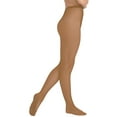 thumbnail image 2 of Women's EuroSkins 213 Professional Comfort Foot Pad Fishnet Tights (Black S/M), 2 of 2