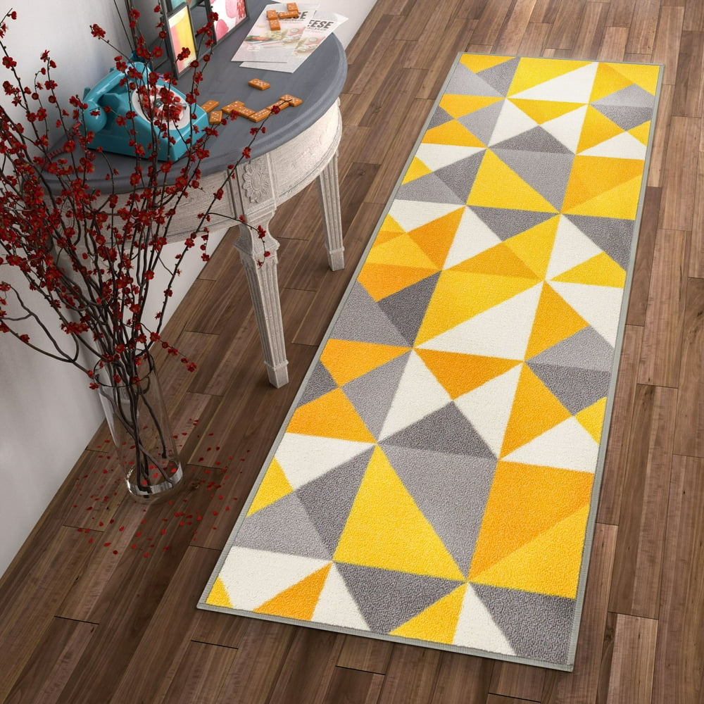 NonSkid/Slip Rubber Back Antibacterial 2x7 (2' x 7' Runner) Rug Lex