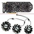 thumbnail image 3 of Ventilador de refrigeración para tarjeta gráfica GTX970, 3 pines, PLD08010S12H, 75 mm, para tarjeta gráfica GV-N970WF3OC-4GD GTX970., 3 of 7