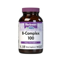 Bluebonnet B Complex Full Spectrum - Vitamin B6, B12, Biotin, Folate - 100 Vegetarian Caps