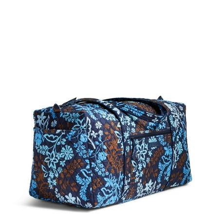 UPC 886003382356 product image for Vera Bradley Large Duffel Travel Bag Java Floral 15460-666 | upcitemdb.com