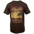 thumbnail image 3 of Corona Extra T-Shirt à Imprimé Coucher de Soleil à la Plage devant et Dos-2Xlarge, 3 of 3