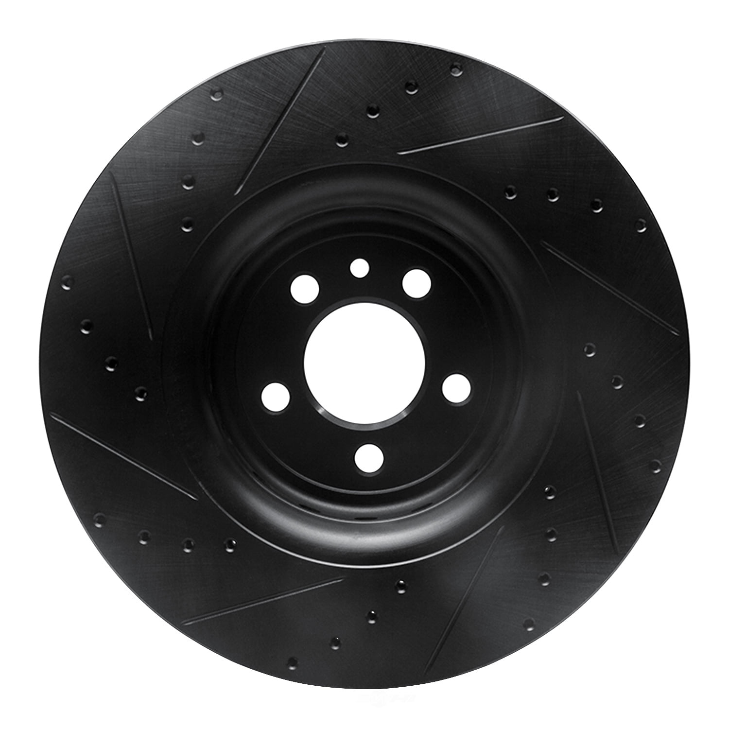 Dynamic Friction Company 633-40035R DFC Brake Rotor - Drilled And Slotted - Black