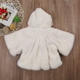 thumbnail image 4 of Baby Girl Winter Jacket Warm Faux Fur Fleece Coat Children Jacket Rabbit Ear Hooded Outerwear, 4 of 5