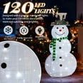 thumbnail image 5 of Ktaxon LED Lighted Snowman Christmas Outdoor Decoration 4ft, 5 of 9