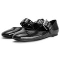 thumbnail image 2 of PPCHVOMEY Slip-On Ballet Flats for Women Mary Jane Shoes for Casual&Work Women Shoes Dressy Ballet Flats Shoes with Adjustable Strap, 2 of 7