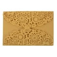thumbnail image 1 of 20X Delicate Carved Butterflies Romantic Wedding Party Invitation Card Envelope Invitations for Wedding:Golden Yellow, 1 of 8