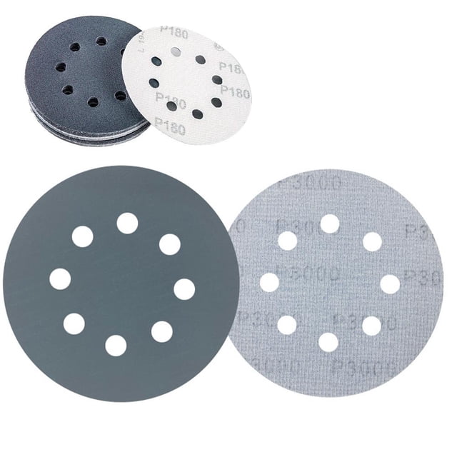 Orbital Sander Pads With Hook And Loop Design Offering Various Grits For Woodworking Metalworking And Finishing Projects Ideal For Random Orbital Sanders