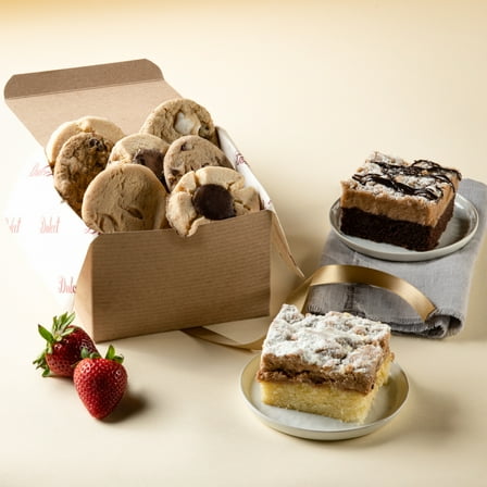 Dulcet Gift Baskets Deluxe Bakery Sweets Pastry Gift Box