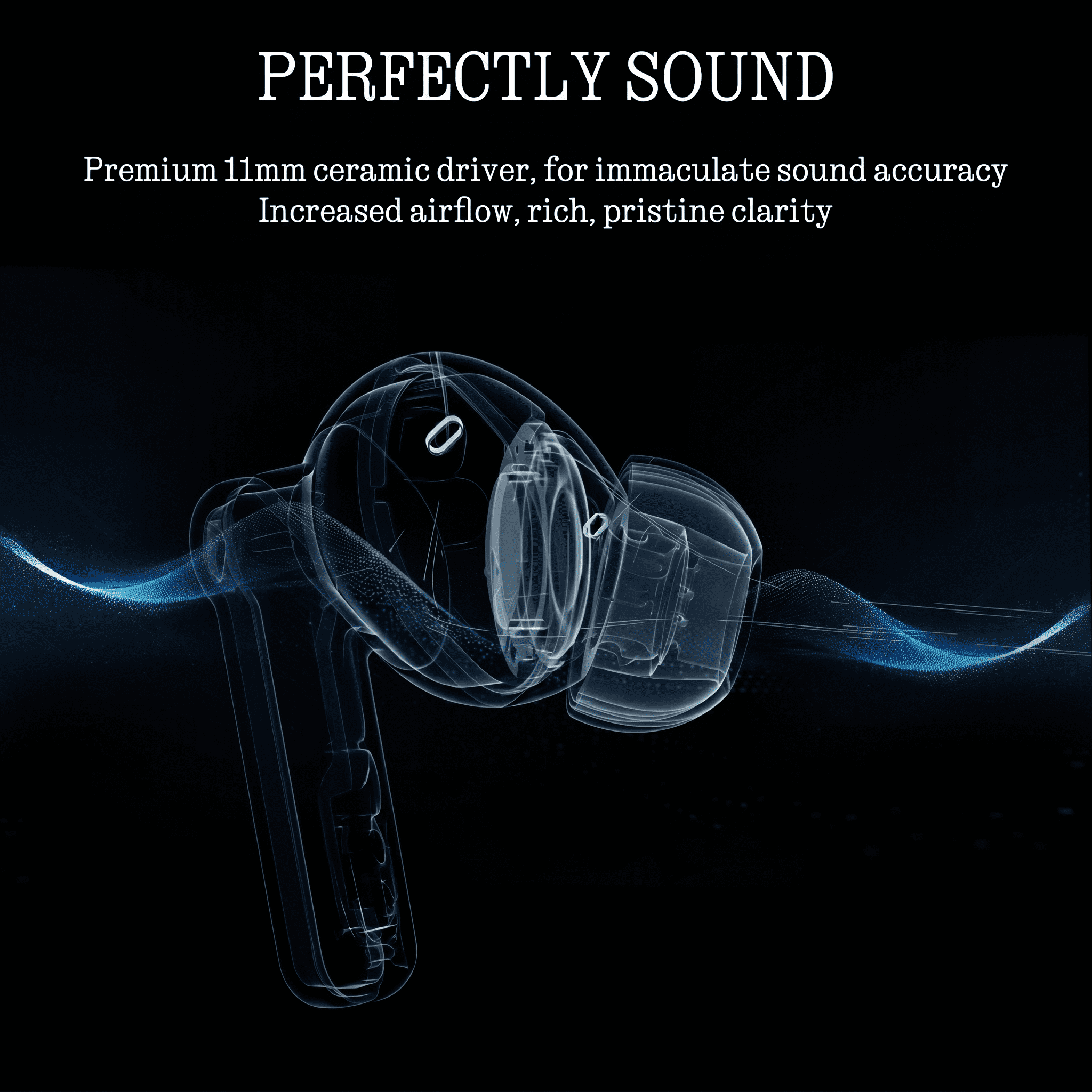 Nothing Ear Wireless Earbuds Bluetooth, 45dB Hybrid Smart ANC Earbuds, 11mm Deep Bass Boost, Hi-Res Audio with LDAC & LHDC 5.0, 6 Mics Call, 40.5H Playtime with Fast Charging Case, ChatGPT Supported