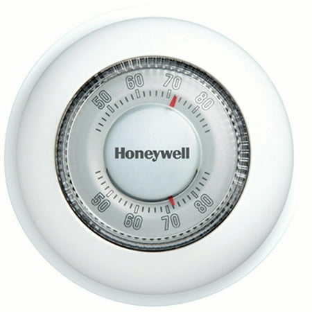 Honeywell The Round Non-Programmable Manual Thermostat, Heat Only (CT87K1004/E1)