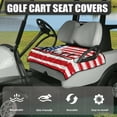 thumbnail image 2 of SEANATIVE American Flag Golf Cart Seat Covers for Club Car Washable Golf Cart Seat Blanket Covers with 4 Front Pockets Breathable Golf Cart Front Seat Cover for 2 Passenger Suitable for All Seasons, 2 of 7