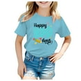 thumbnail image 2 of KAUOD Happy 100th Day of School Shirt for Boys Girls Toddler, Kids 100th Day Celebration T-Shirt, Short Sleeve Graphic Tee Top, 2 of 6