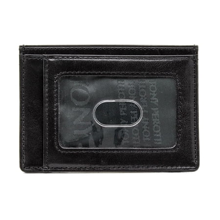 leather card italian pocket perotti tony wallet bull express credit mens window