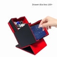 thumbnail image 3 of Caja de Almacenamiento Portátil de Juegos de Mesa, Protector de Tarjeta, Caja de Almacenamiento de Gran Capacidad Negro + Naranja, 3 of 5