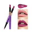 thumbnail image 2 of WREESH Double-ended Matte Lipstick Pencil Lip Liner Auto-rotating Lip Pencil Easy To Color, 2 of 2