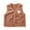 Brown, variant on Esaierr Boys Girls Fleece Vest Coats for Kids Baby Fall Winter Thickened Warm Waistcoat Jacket Double Sided Velvet Vest Can Be Worn Both Inside Outside Cardigan Waistcoat for 1-10Y