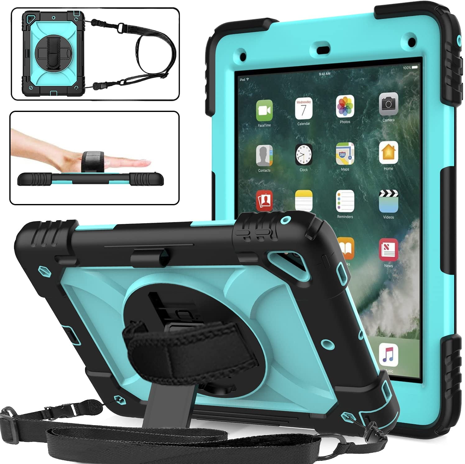 AVAWO iPad 6th Generation Case, iPad 5th Generation Case, iPad Air 2