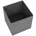 thumbnail image 3 of vidaXL Boîtes de Rangement 4 Pcs Tissu Non Tissé 32x32x32 cm Gris, 3 of 5